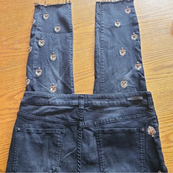 Jeweled Black Jeans - Anthropologie - Picture 5 of 6